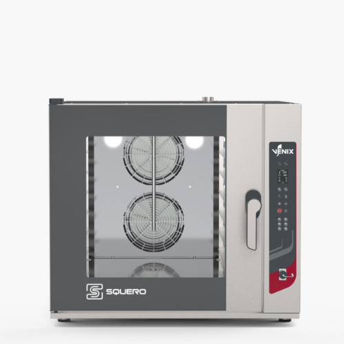 Convection oven with 6 trays